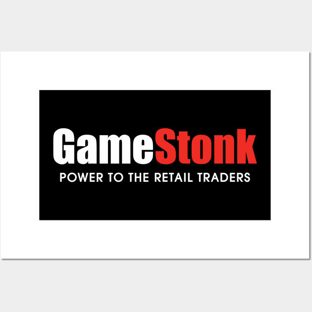 GameStonk Power to the Retail Traders Wall Art by PurpleandOrange